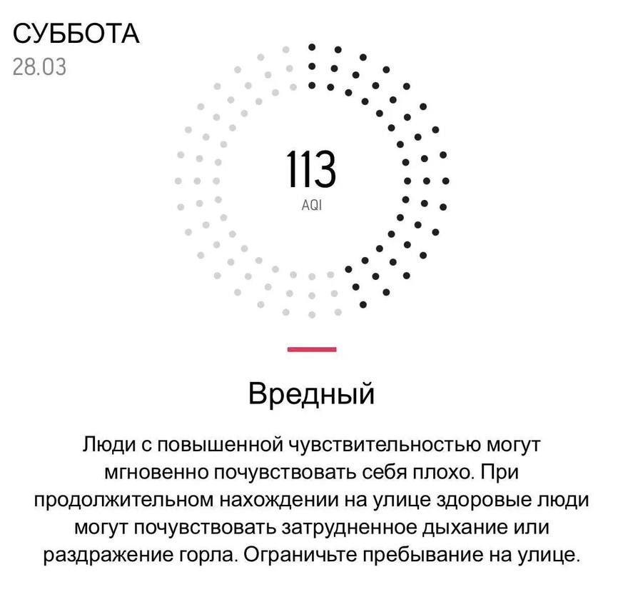 В Петербурге отмечается резкое ухудшение состояния воздуха