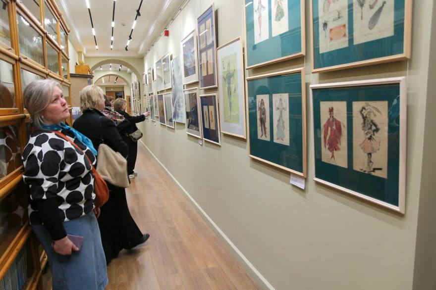 Выставка к 165‑летию с рождения Константина Коровина в Санкт‑Петербургской государственной Театральной библиотеке