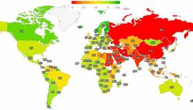 Россия заняла предпоследнее место в мировом рейтинге свободы интернета