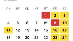 Планируем отдых: в мае нас ждут 12 выходных дней при 19 рабочих.