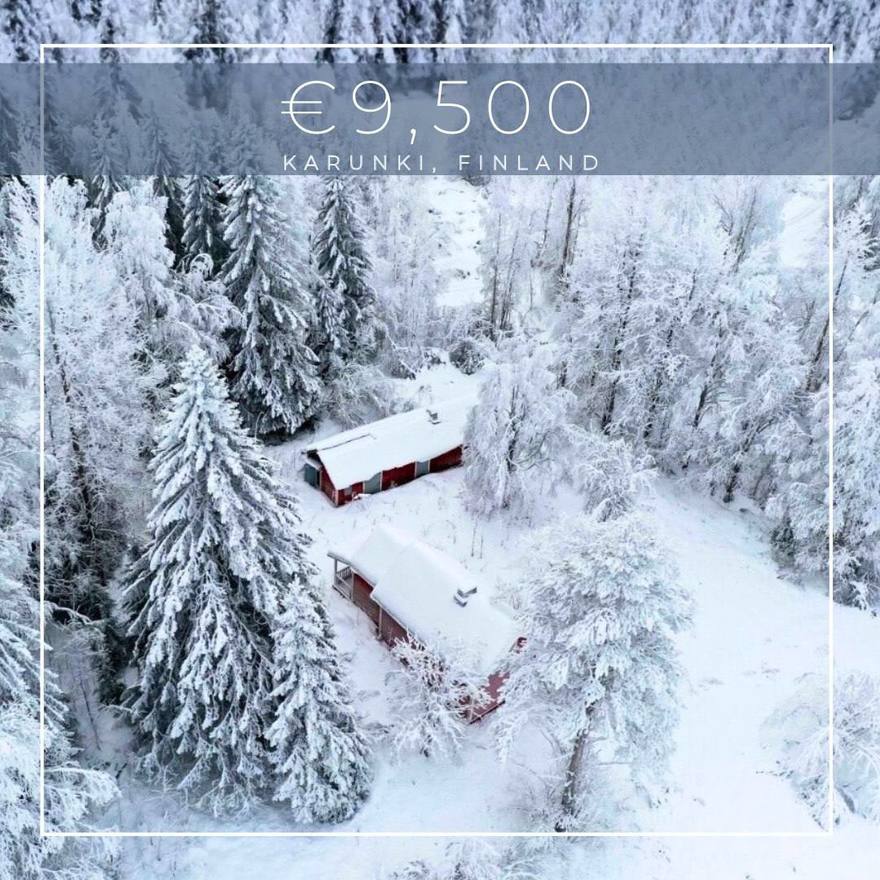 Уединённый домик в Финляндии продают по цене небольшой квартиры в Рыбацком.