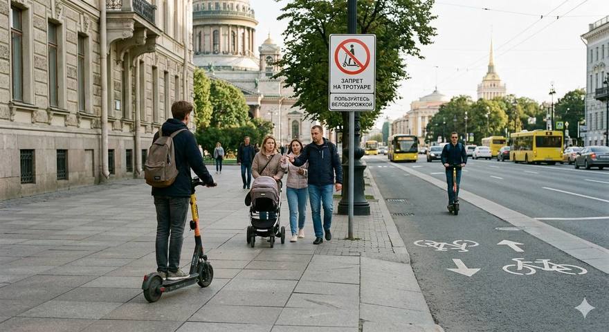 В Петербурге обсуждают новые запреты для самокатов