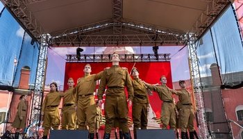 День Победы в Петропавловской крепости