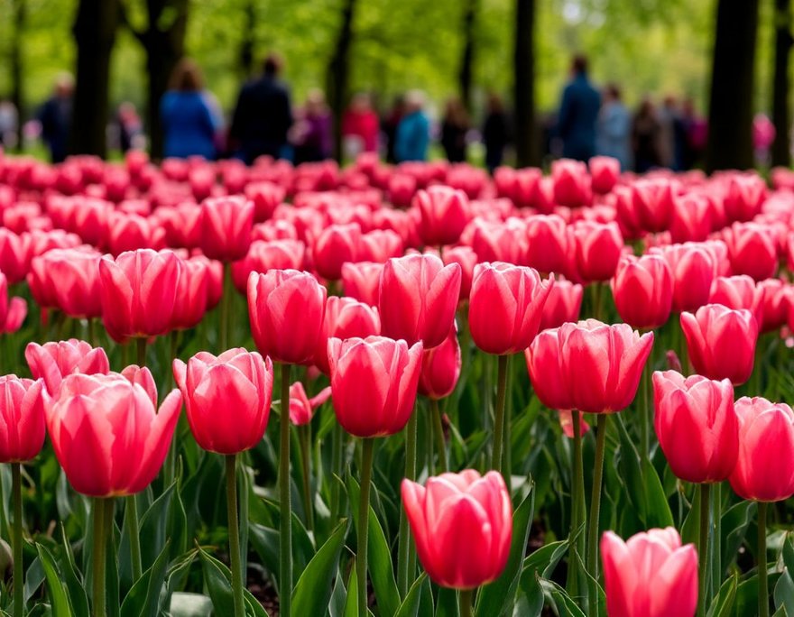Фестиваль тюльпанов в ЦПКиО им. Кирова