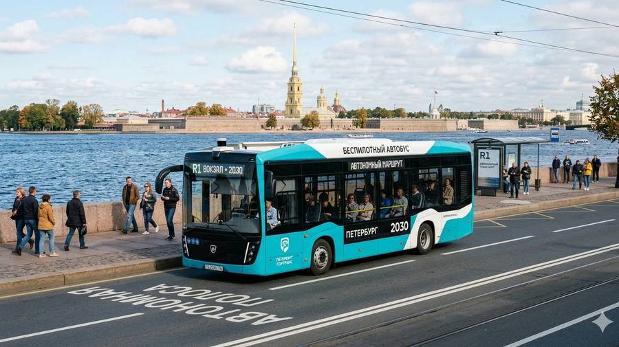 В Петербурге к 2030 году может появиться беспилотный общественный транспорт