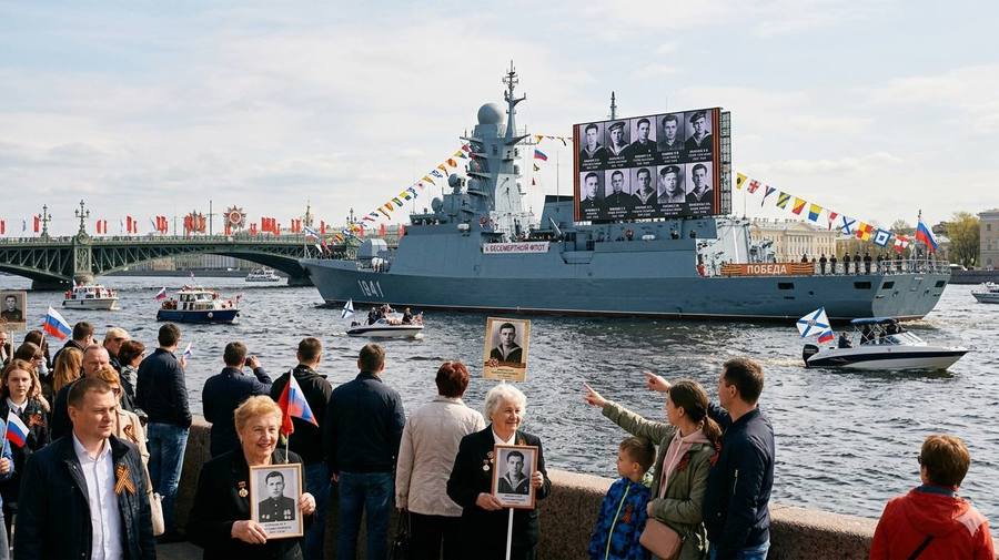 Портреты героев на волнах Невы: в Петербурге подтвердили акцию «Бессмертный флот»