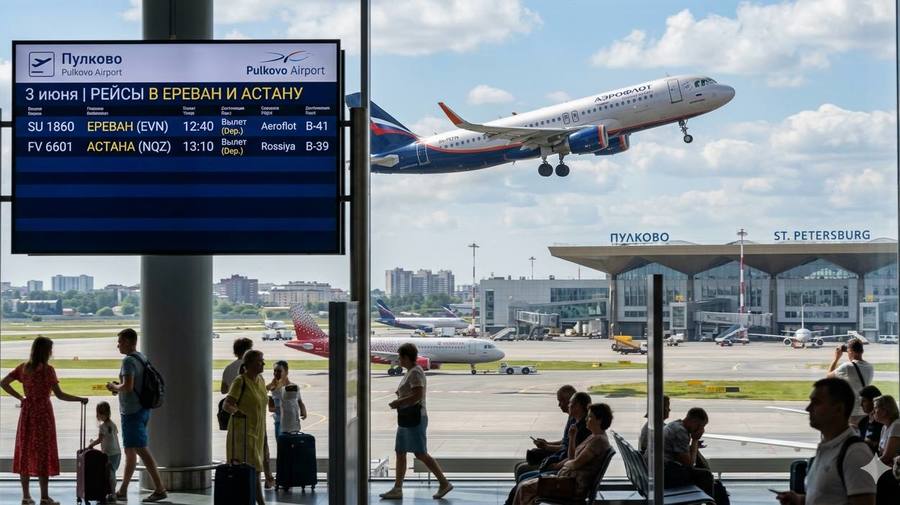 «Аэрофлот» открывает регулярное сообщение из Петербурга в Ереван и Астану