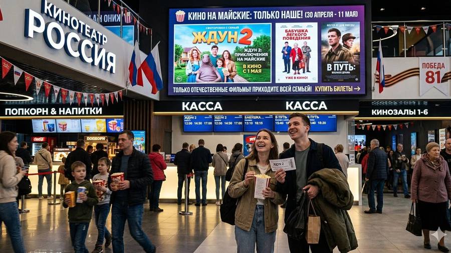 Голливуд на паузе: кинотеатры временно отказываются от зарубежных хитов.