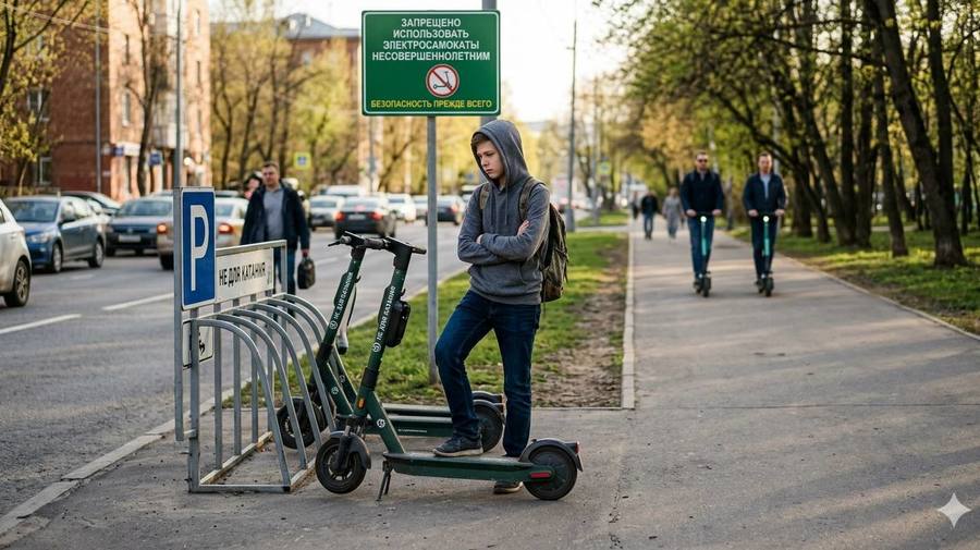 В Госдуме предложили полностью запретить детям и подросткам управление электросамокатами