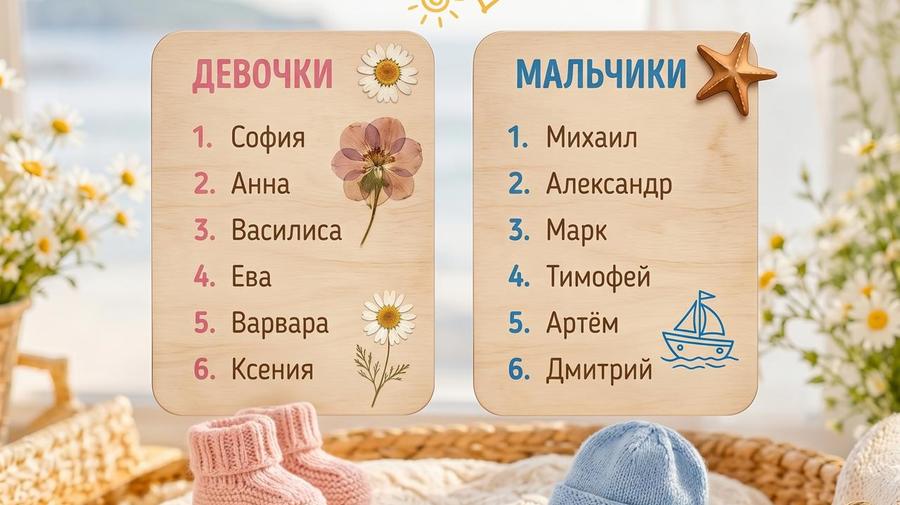 Имена София и Михаил стали абсолютными лидерами среди новорождённых в Ленобласти