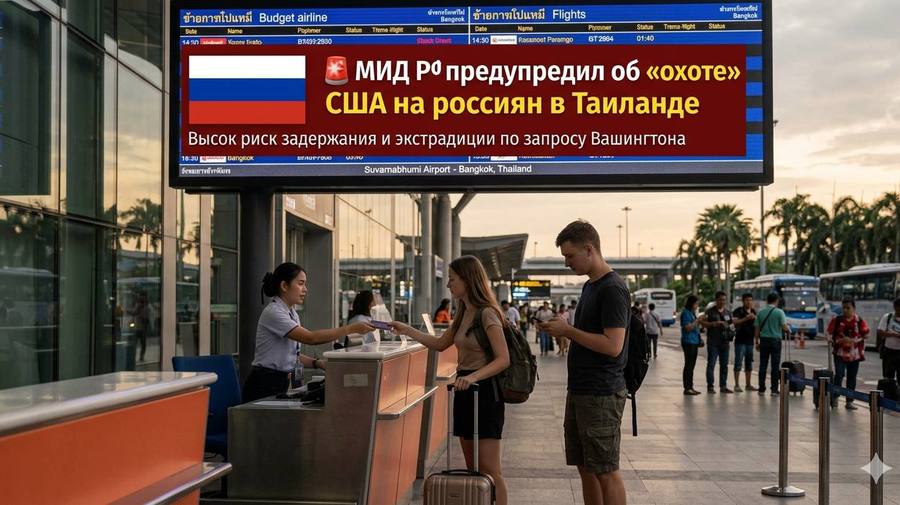 МИД РФ предупредил об «охоте» США на россиян в Таиланде