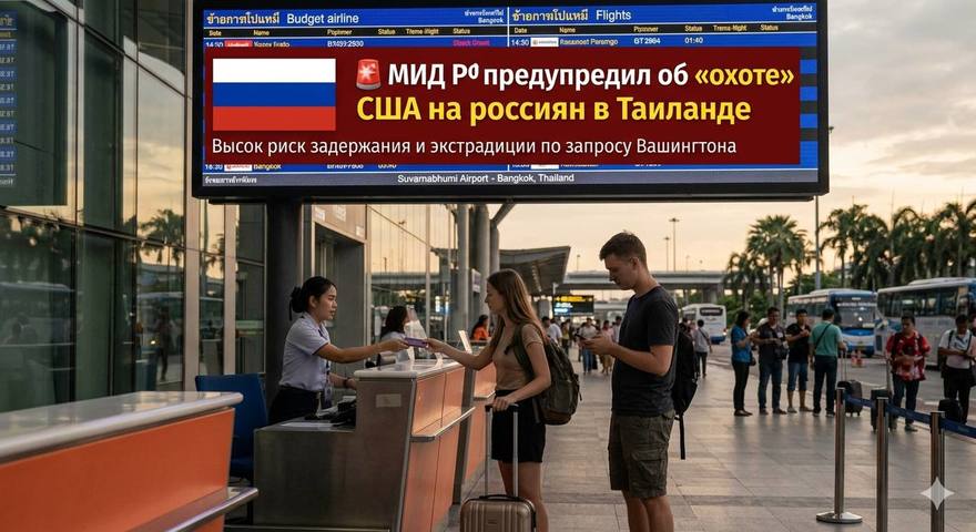 МИД РФ предупредил об «охоте» США на россиян в Таиланде