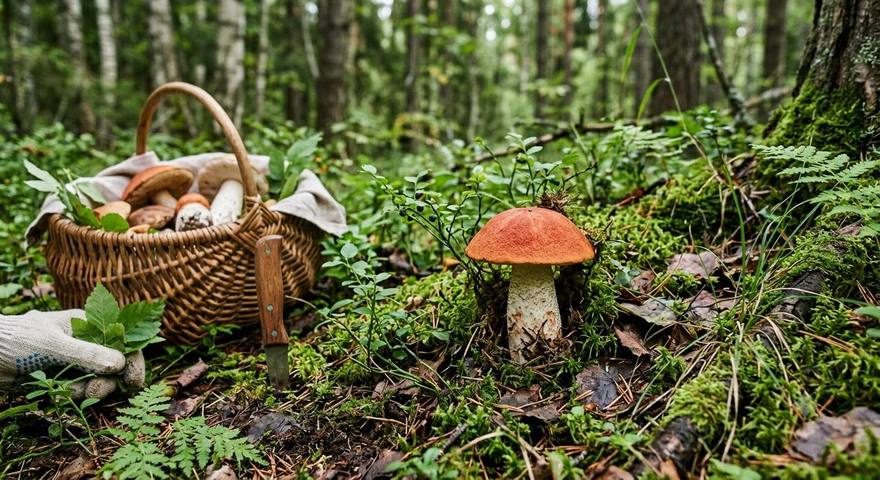В Ленобласти пошли первые подосиновики 