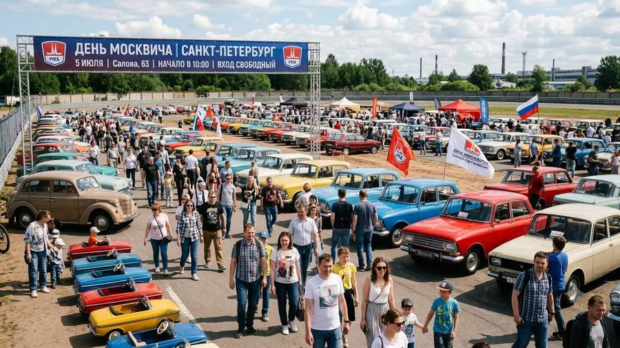 5 июля в Петербурге проходит ежегодный «День Москвича»