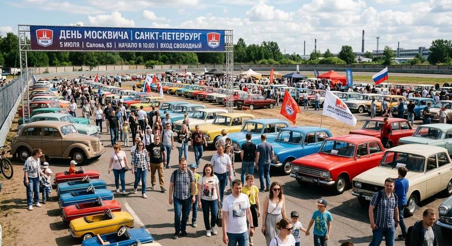 5 июля в Петербурге проходит ежегодный «День Москвича»