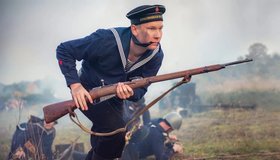День ВМФ в семейном танковом парке «Стальной десант» 
