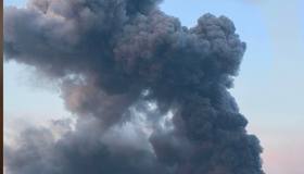 Очевидцы сообщают о сильном возгорании в районе Уткиной Гавани 
