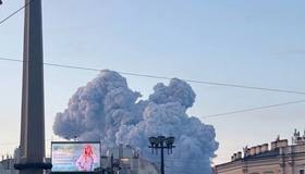 Очевидцы сообщают о густом дыме виднеющимся в районе площади Восстания 