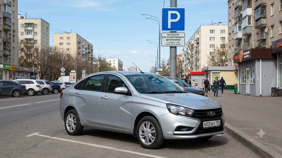 Владельцам отечественных авто хотят дать год бесплатной парковки