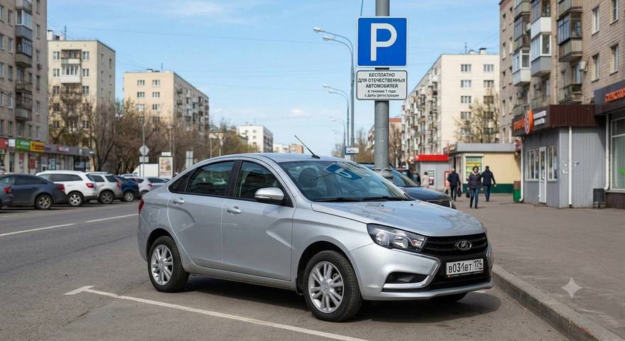 Владельцам отечественных авто хотят дать год бесплатной парковки