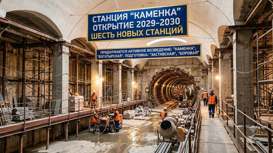Шесть новых станций метро появятся в Петербурге к 2030 году