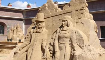 Международный фестиваль песчаных скульптур в Петропавловской крепости