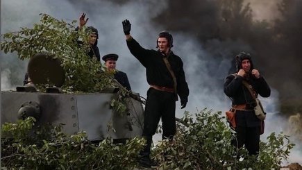 Военно-историческая реконструкция боя Колобанова в семейном танковом парке «Стальной десант»  — фото 8