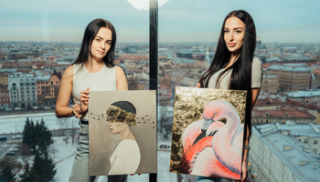 Арт-вечеринка Artvibes. Рисуем акрилом на холсте с видом на…