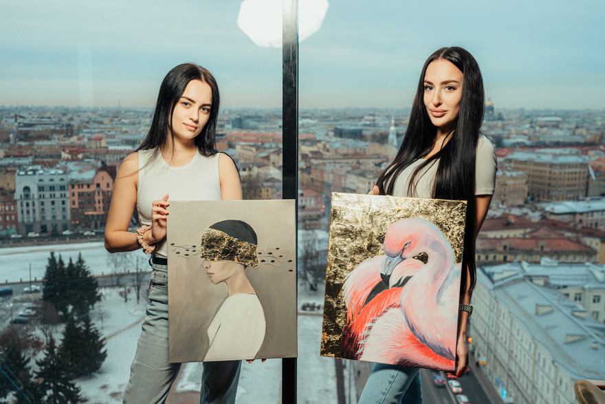 Арт-вечеринка Artvibes. Рисуем акрилом на холсте с видом на…