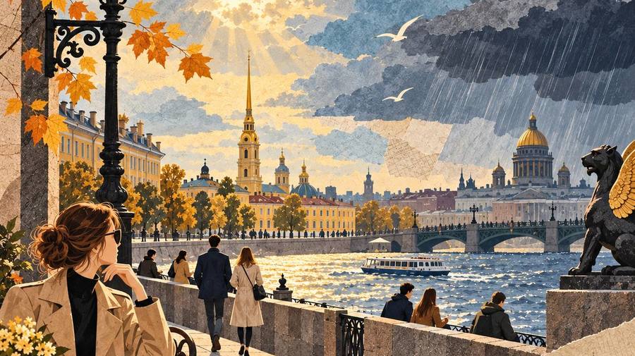 В Петербург ненадолго вернётся тёплая и сухая погода.