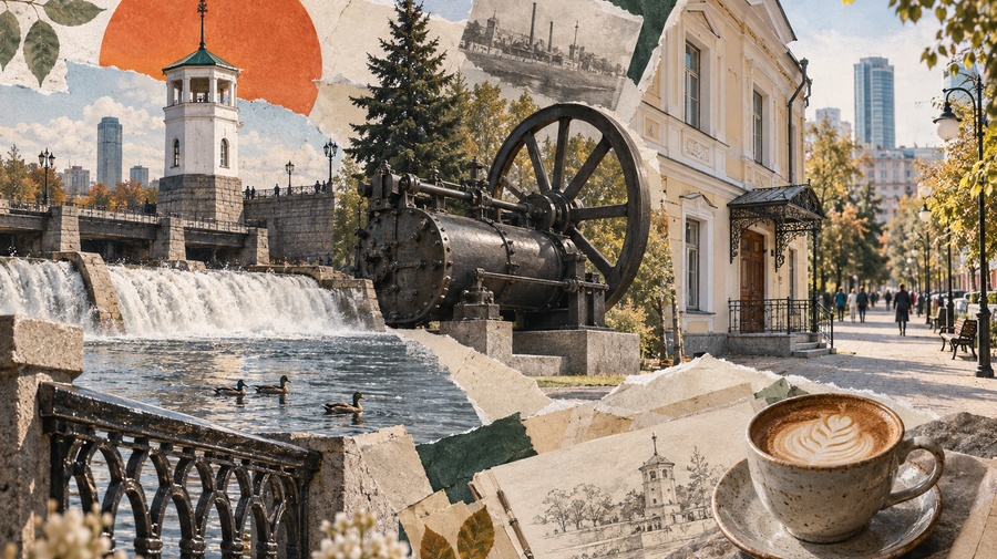 Вдоль Исети пешком: Плотинка, Исторический сквер и улица Горького