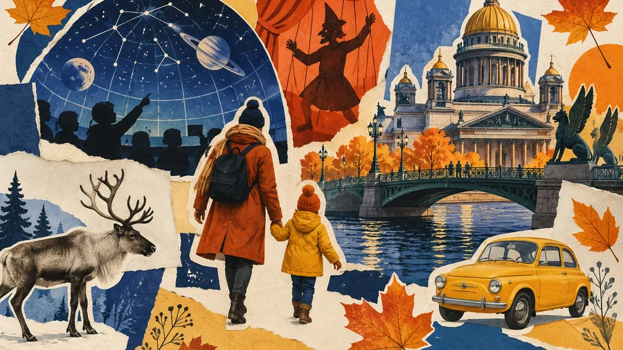 Куда сходить с ребёнком на осенних каникулах 2026 в Петербурге