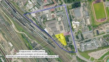 В Петербурге зарезервировали место под вестибюль метро «Фарфоровская»
