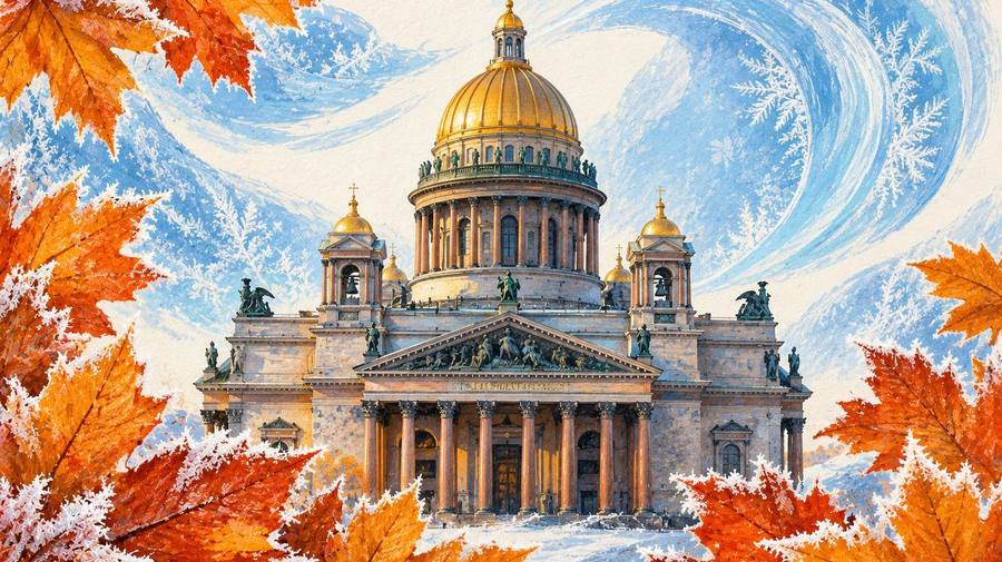 В Петербург идёт похолодание: 20 октября ожидаются заморозки