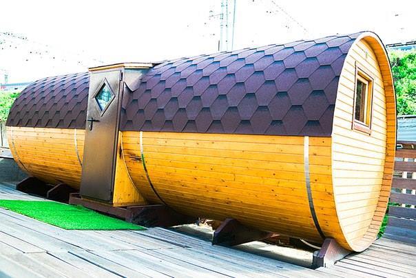На крыше Artplay открылась баня