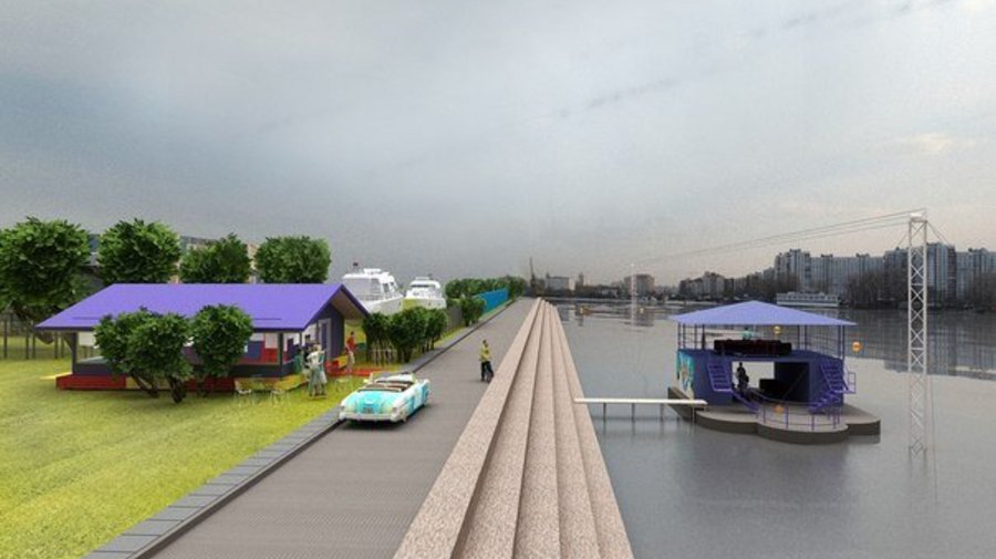 На Петровской косе открылся River Wake Club