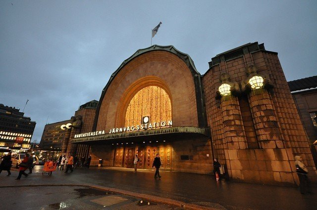 Железнодорожный вокзал Хельсинки
