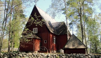 Церковь Каруна: финское деревянное зодчество