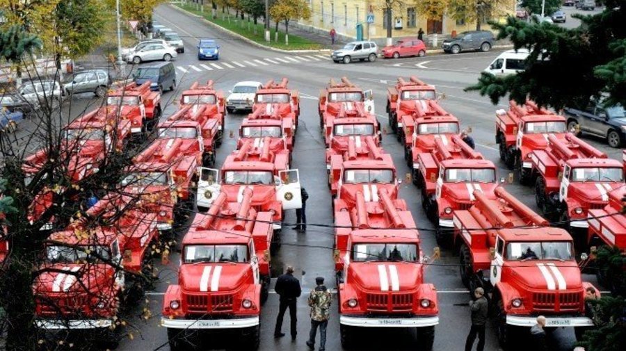 В городе пройдут гонки на пожарных машинах