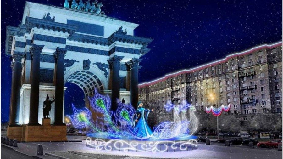 Семиметровая светящаяся жар-птица появится у Триумфальной арки
