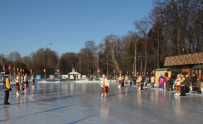 Открытие катка в парке Северного Речного вокзала 