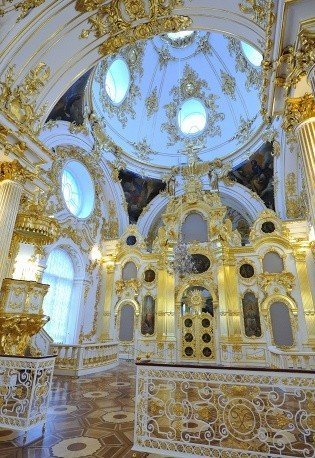 Большую церковь открыли в Эрмитаже после реставрации