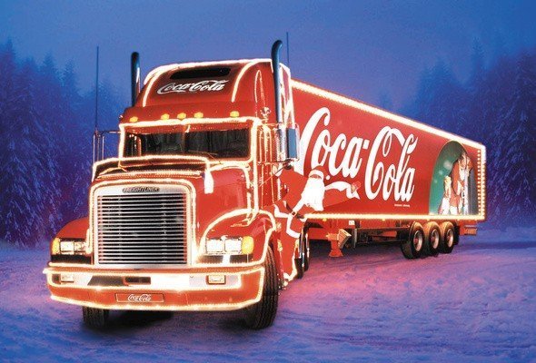 В Москве пройдет парад рождественских грузовиков Coca-Сola