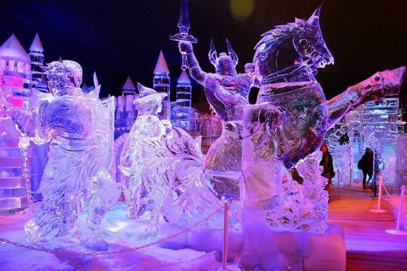 Выставка ледовых скульптур «Ледяная сказка»