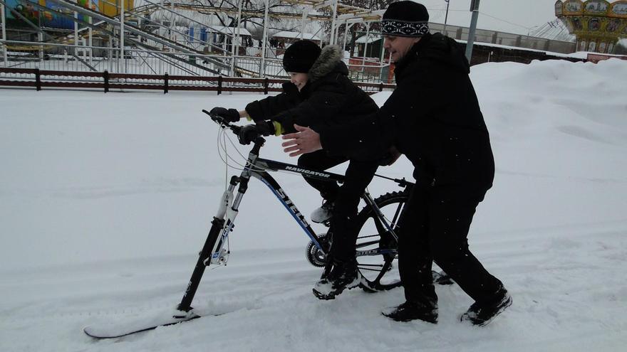 В Коломенском можно покататься на зимнем велосипеде и катке 