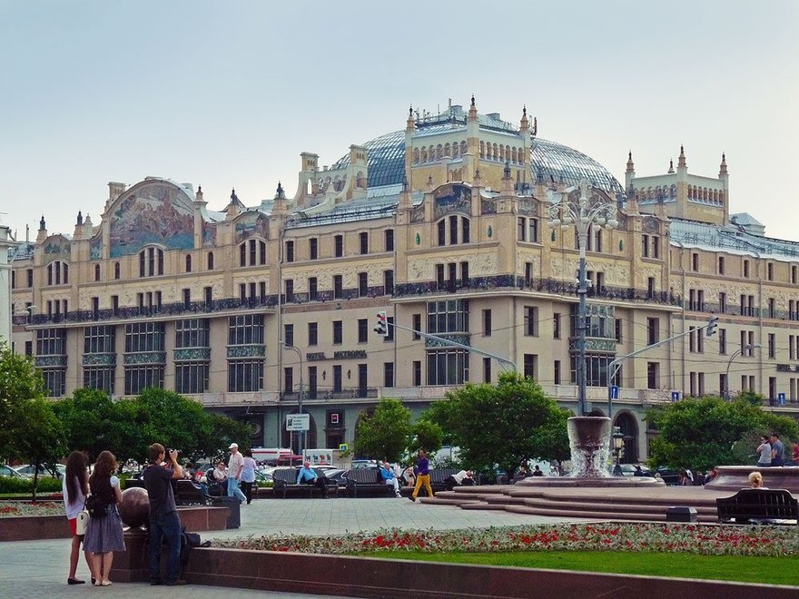 Здание гостиницы метрополь в москве