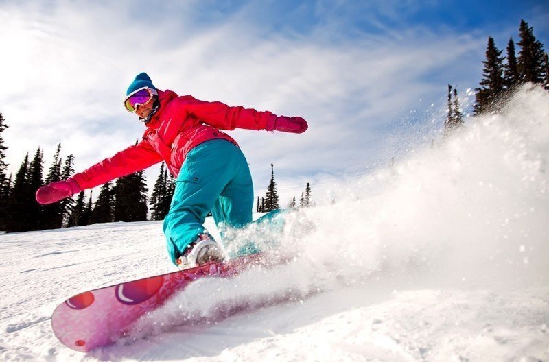 Искусственный склон для сноуборда и горных лыж в городе: