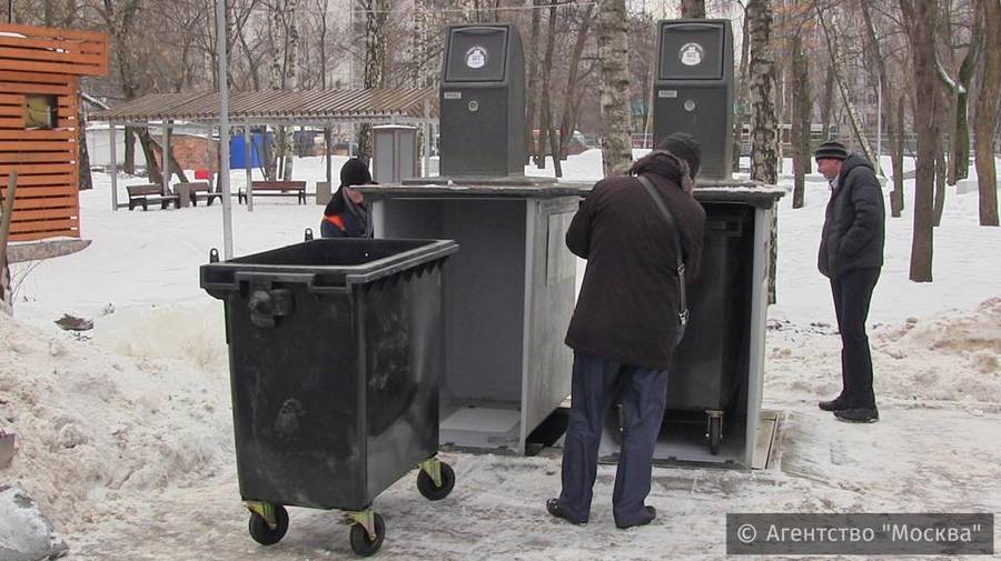 Уникальная система сбора мусора появилась в Лианозовском парке