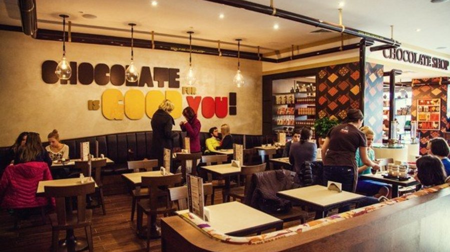 Шоколадный бар Max Brenner