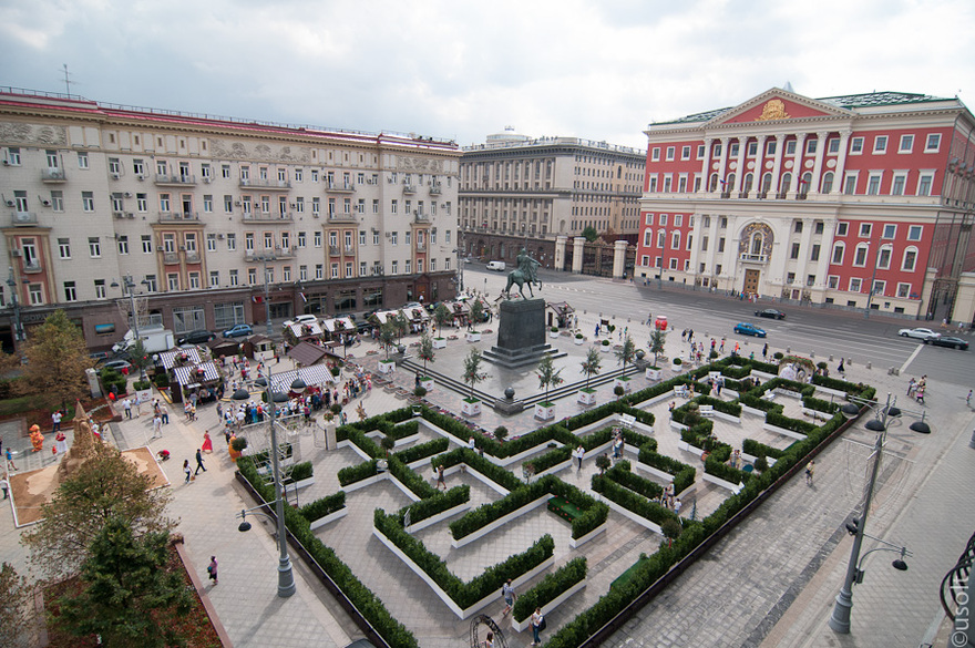 На Тверской площади построят фотолабиринт площадью в тысячу квадратных метров